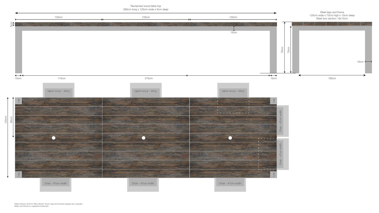 Large office computer desk hub