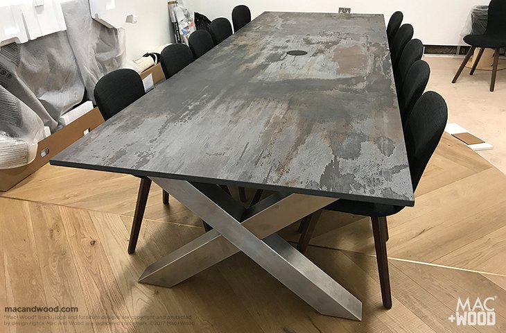 dekton macwood trillium cross frame meeting table aura 15 dekton macwood trillium cross frame meeting table aura 15