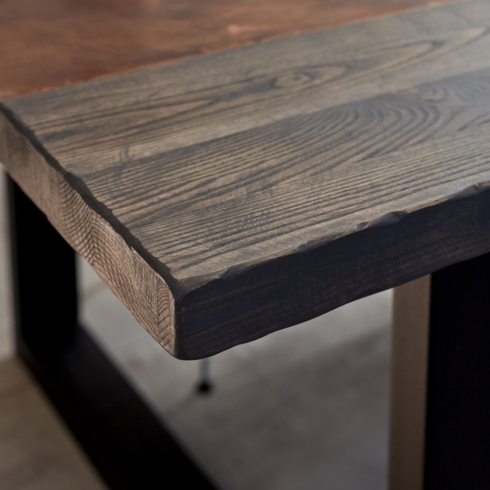 Ash and Copper table top Ash and Copper table top